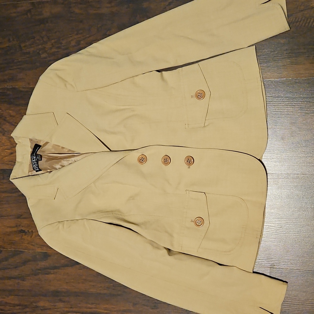 Beige Women's Blazer - Picture 2 of 6